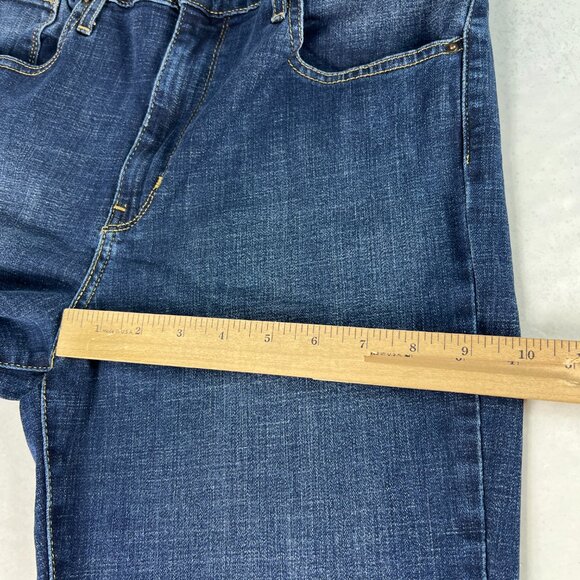 Levi's Jeans Women's 32 721 High Rise Skinny Fit Dark Blue Faded Stretch Denim - Picture 14 of 16